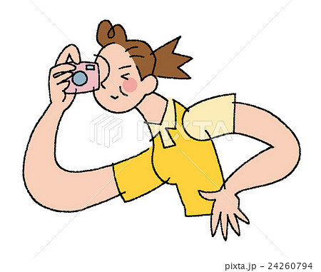 写真を撮る女性 写真を撮る女性 24260794