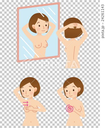 乳がんセルフチェック 女性 乳癌 乳がんセルフチェック 女性 乳癌 24261143