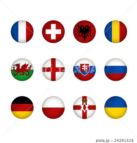 Flags of Europe. Vector illustration. Flags of Europe. Vector illustration. 24261328