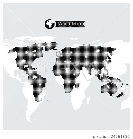 World map, vector illustration. 24261356