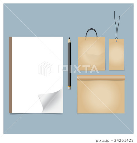 Collection of business items, various papers, paper designs ready for your message. Vector illustration. Collection of business items, various papers, paper designs ready for your message. Vector illustration. 24261425