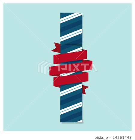 Red Web Ribbons Set, Vector Illustration 24261448