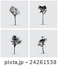 Set of vector tree silhouettes. 24261538