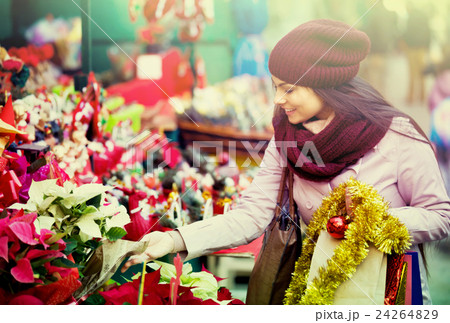 Girl at Christmas market Girl at Christmas market 24264829
