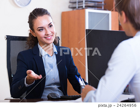 employee having job interview 24264956