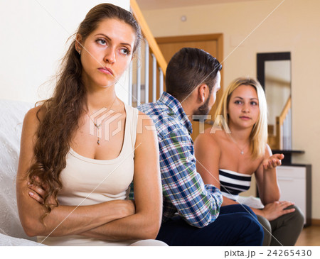 Home conflict among three young adults. 24265430