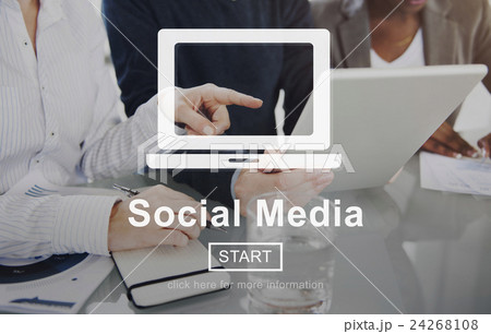 Social Media Internet Networking Technology Concept Social Media Internet Networking Technology Concept 24268108