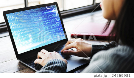 Binary Code Graphics Computer Program Concept 24269981