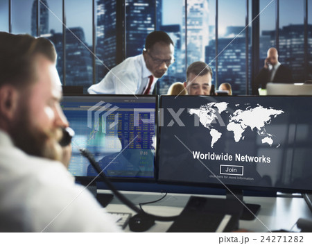 Worldwide Networks Global International Unity Concept 24271282
