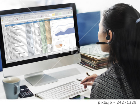 Spreadsheet Marketing Budget Report File Concept Spreadsheet Marketing Budget Report File Concept 24271329