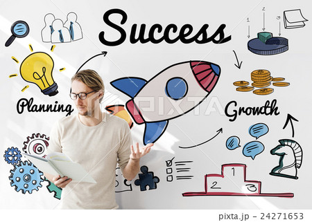 Success Startup Innovation Growth Improvement Concept Success Startup Innovation Growth Improvement Concept 24271653