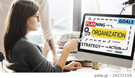 Organization Management Structure Corporate Team Concept 24272159