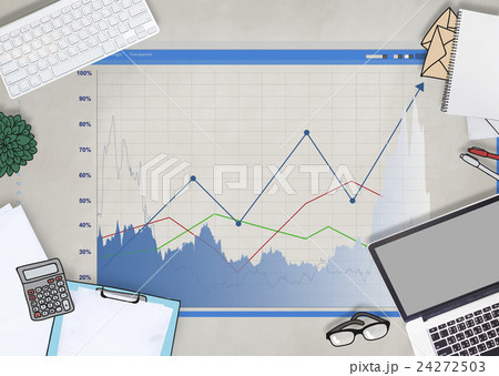 Business Sales Increase Revenue Shares Concept Business Sales Increase Revenue Shares Concept 24272503