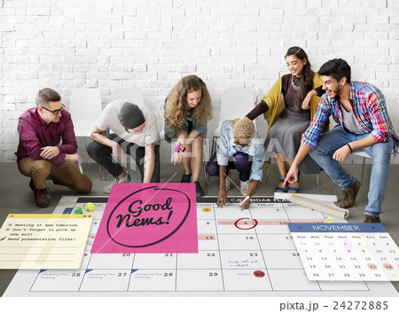 Good News Information Announcement Schedule Concept 24272885