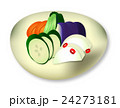 漬物　和食　発酵食品　かわいい　イラスト 24273181