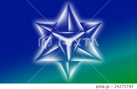マカバスター立体六芒星 幾何学 ヘキサグラムのイラスト素材 [24275785 ...