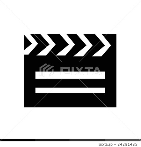 Cinema Clapboard Icon Illustration design 24281435