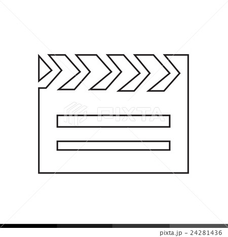 Cinema Clapboard Icon Illustration design Cinema Clapboard Icon Illustration design 24281436