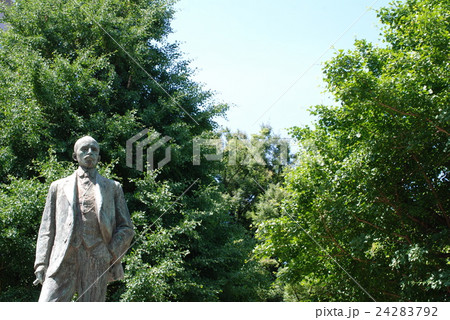 東大キャンパス・新緑を背に 24283792