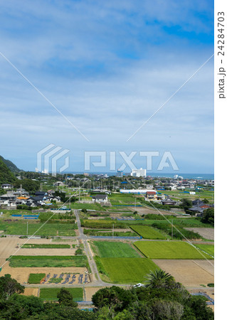 新緑の南房総の海岸近くの畑 2 24284703
