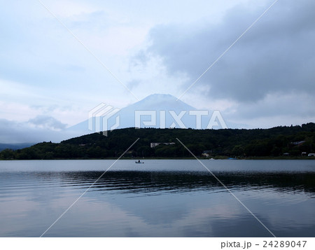 富士山 山中湖 湖 景色 富士山 山中湖 湖 景色 24289047