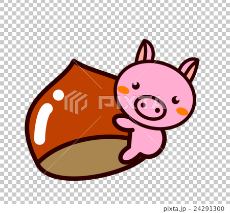 栗と動物シリーズ 24291300