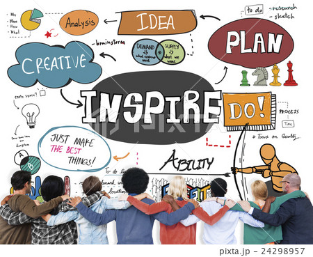 Inspire Inspiration Creative Motivate Imagination Concept 24298957