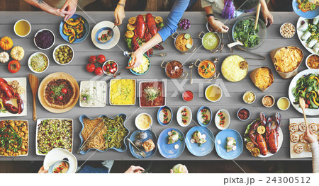 Food Festive Restaurant Party Unity Concept 24300512