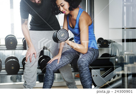 Athlete Fitness Leisure Exercise Sport Hobby Concept Athlete Fitness Leisure Exercise Sport Hobby Concept 24300901