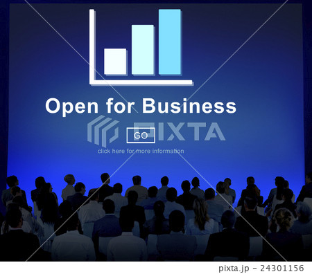 Open for Business Partnership Industry Concept 24301156