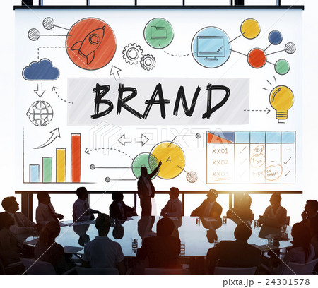 Brand Branding Advertising Trademark Marketing Concept Brand Branding Advertising Trademark Marketing Concept 24301578
