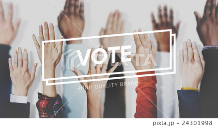Vote Campaign Democracy Volunteer Concept Vote Campaign Democracy Volunteer Concept 24301998