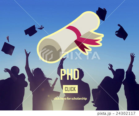 PhD Doctor of Philosophy Degree Education Graduation Concept 24302117