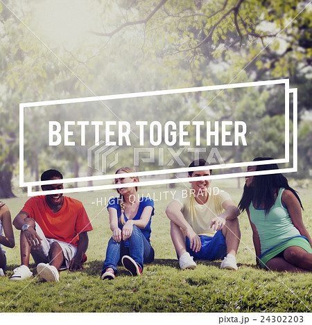 Better Together Connection Corporate Teamwork Concept Better Together Connection Corporate Teamwork Concept 24302203
