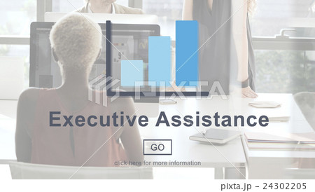 Executive Assistance Business Collaboration Helping Concept Executive Assistance Business Collaboration Helping Concept 24302205
