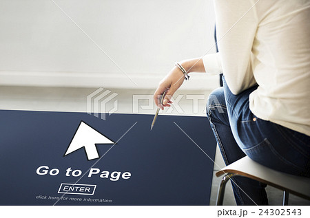 Go To Page Enter Button Interface Concept Go To Page Enter Button Interface Concept 24302543