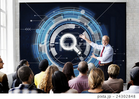 Technology Digital Network Search Hud Concept 24302848