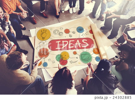 Ideas Mission Imagination Icons Vision Concept Ideas Mission Imagination Icons Vision Concept 24302885