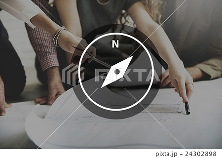 Compass Direction Navigation Adventure Exploration Concept Compass Direction Navigation Adventure Exploration Concept 24302898