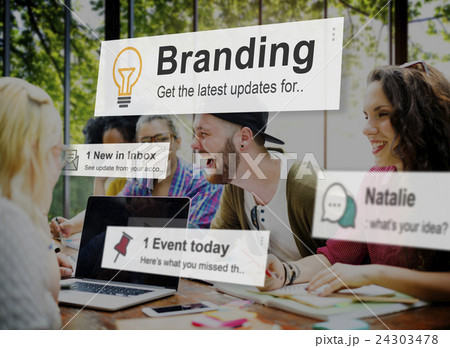 Brand Branding Marketing Advertising Trademark Concept 24303478
