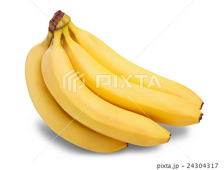Bunch of bananas isolated on white background Bunch of bananas isolated on white background 24304317