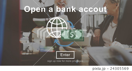 Open a Bank Account Banking Finance Concept 24305569