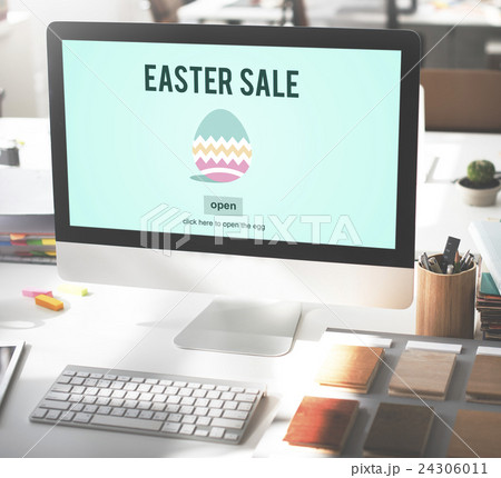 Easter Holiday Celebration Webpage Concept 24306011