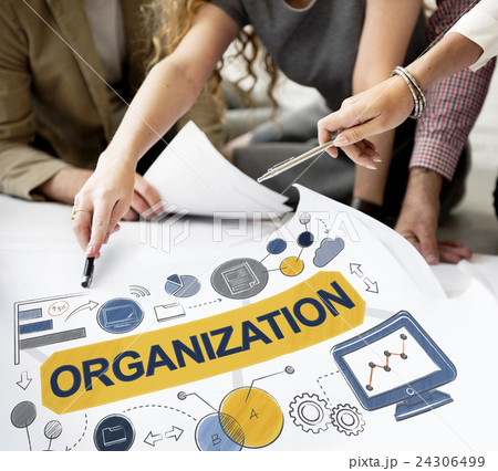 Organization Management Structure Corporate Team Concept 24306499