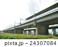多摩川に架かる線路 24307084