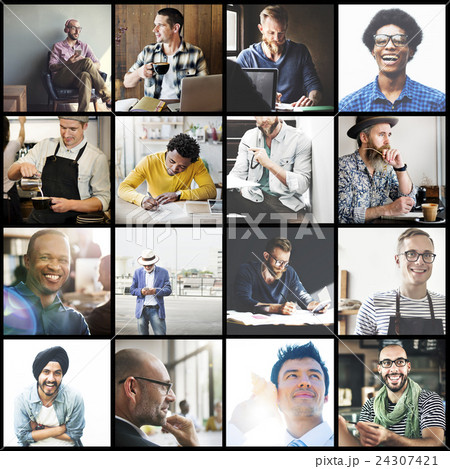 Men Occupations Various Jobs Diversity Concept 24307421