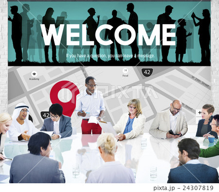 Welcome Welcoming Available Friendly Hospitality Concept Welcome Welcoming Available Friendly Hospitality Concept 24307819