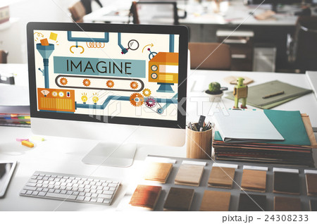Innovation Ideas Imagine Processing System Concept 24308233