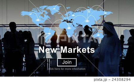 New Markets Commerce Selling Global Business Marketing Concept 24308294