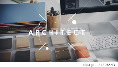 Architect Designer Engineer Creative Occupation Expertise Concept 24308543